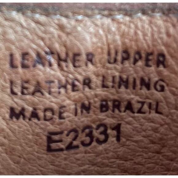 Madewell Boots Womens 7.5 Brown The Ryan Chelsea Leather Stacked Heel E2331 - Picture 14 of 15